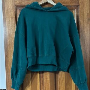 Green Abercrombie Hoodie Sweatshirt
